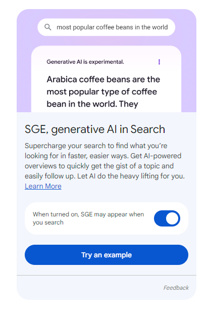 Google SGE: Optimizando tu contenido para la experiencia de búsqueda generativa